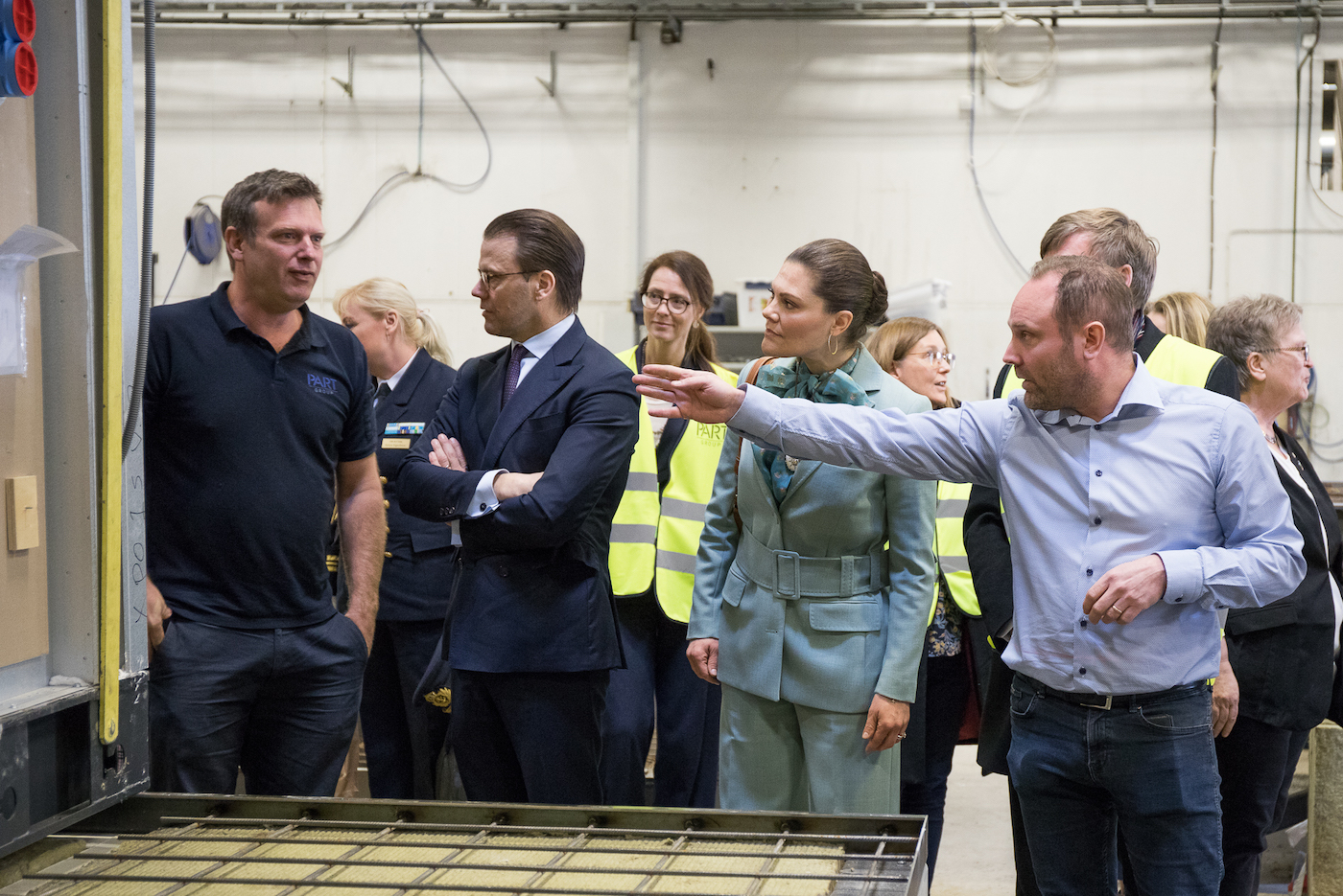 I mars 2020 besökte Kronprinsessan Victoria och prins Daniel Isolamins fabrik i Överkalix