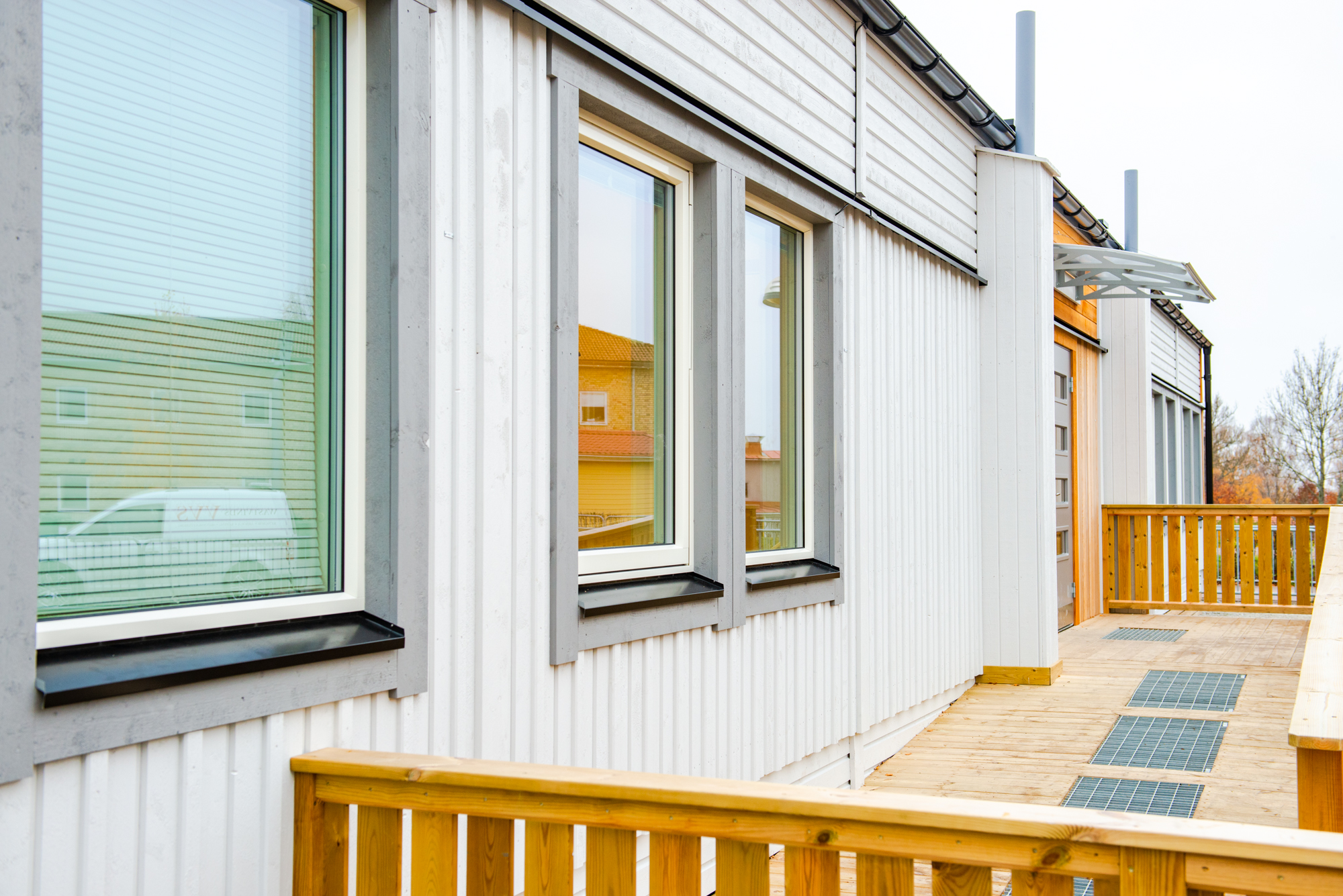 Två nya klassrum löste akuta behovet på Klockarbergsskolan i Skinnskatteberg - PCS Modulsystem