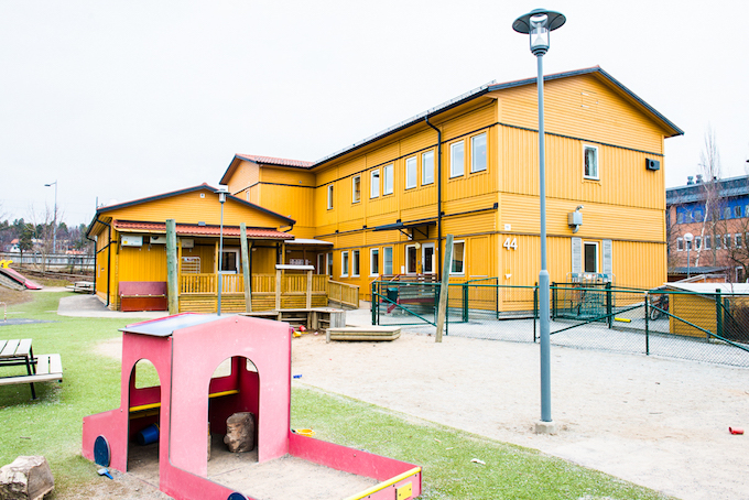 Utbyggd förskola i Spånga - PCS Modulsystem