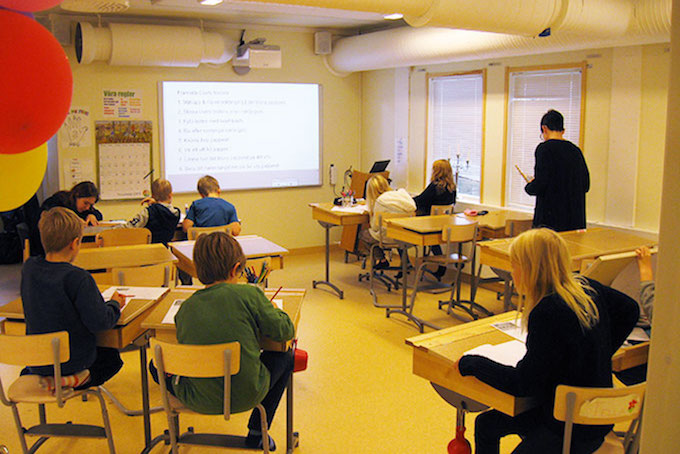 Skolpaviljong i Umeå - PCS Modulsystem